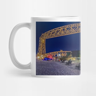 Duluth Liftbridge At Night Mug